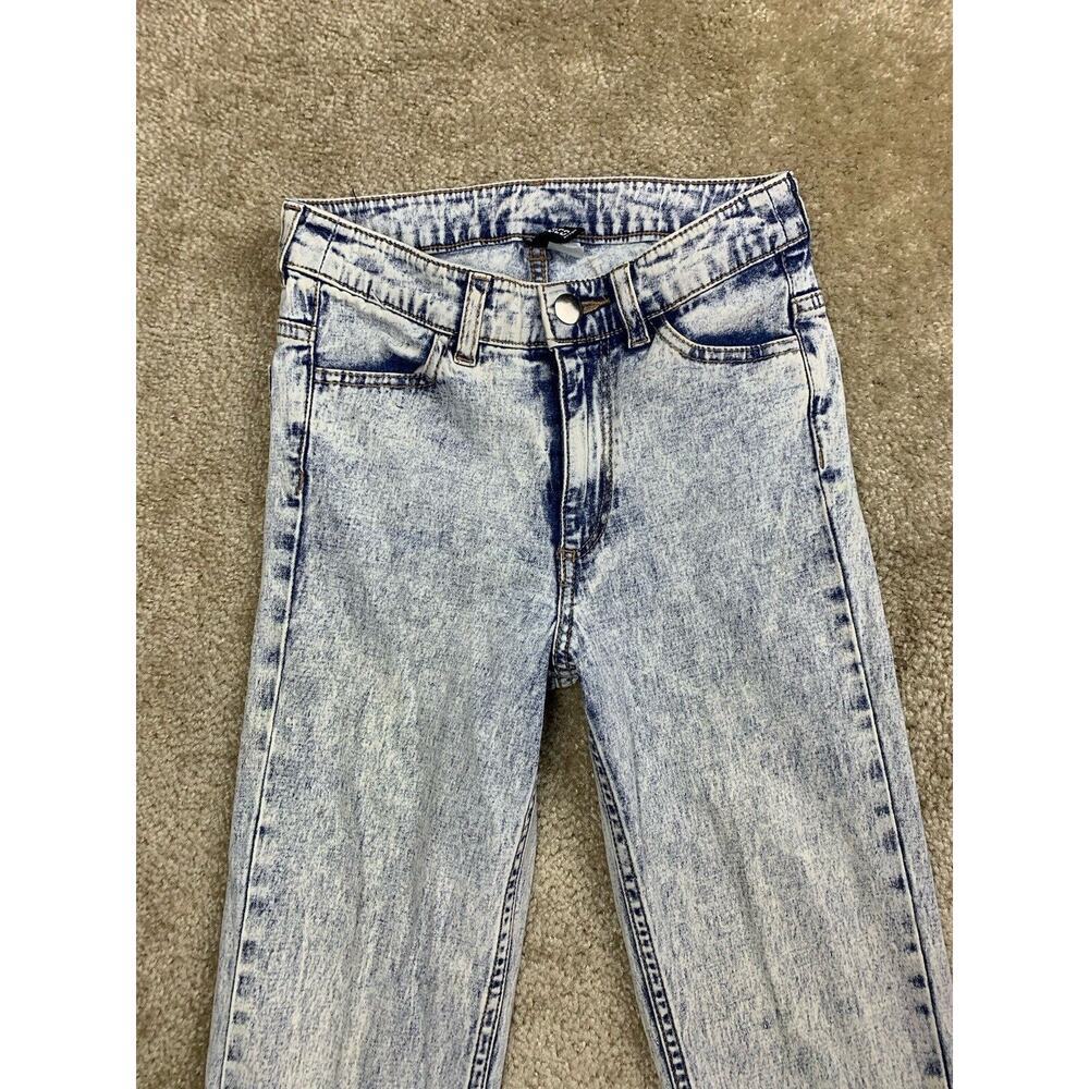 Divided Skinny Jeans Acid Wash Rocker Vintage-Look Blue Women’s Size 2 - 777